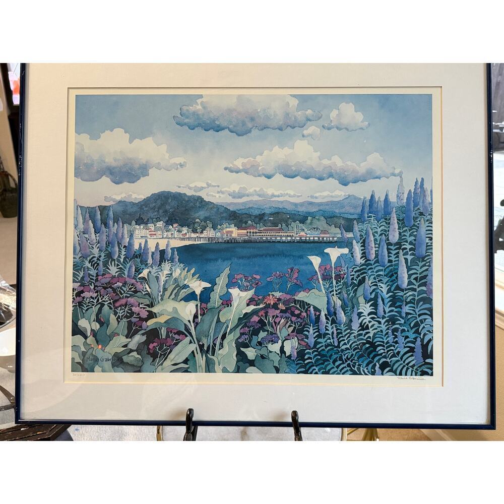 Springtime in Santa Cruz Marie Gabrielle Limited Print 30/500 Framed 30" x 24"